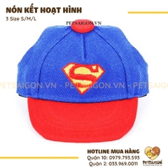 Nón Cho Chó Mèo Họa Tiết Hoạt Hình