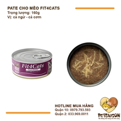 Pate Cho Mèo Fit4Cats Cá Ngừ - 160g