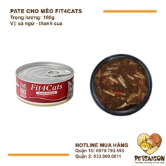 Pate Cho Mèo Fit4Cats Cá Ngừ - 160g