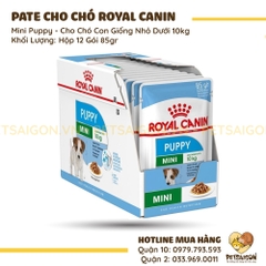 Pate Cho Chó Con Giống Nhỏ Royal Canin Mini Puppy - 85g