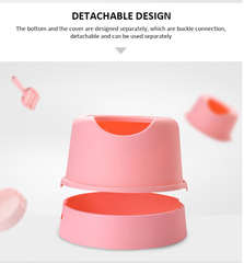 Nhà Vệ Sinh Hình Trụ Cho Mèo