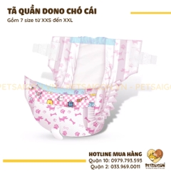 Tã Quần Cho Chó Mèo Dono