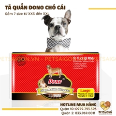Tã Quần Cho Chó Mèo Dono