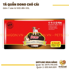 Tã Quần Cho Chó Mèo Dono