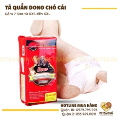 Tã Quần Cho Chó Mèo Dono