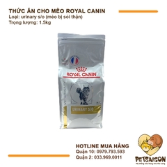 Thức Ăn Cho Mèo Royal Canin Urinary S/O Hỗ Trợ Điều Trị Sỏi Thận