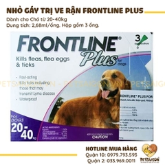 Thuốc Nhỏ Gáy Trị Ve Rận Cho Chó Mèo Frontline Plus
