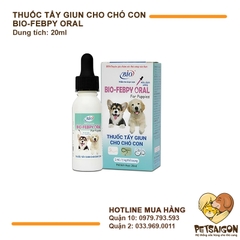 Thuốc Sổ Giun Cho Chó Con Dạng Nước Bio Febpy Oral