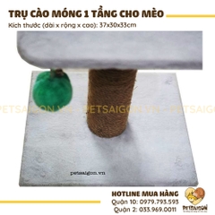 Trụ Cào Móng Cho Mèo 1 Tầng