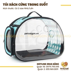 Túi Xách Cho Chó Mèo Trong Suốt