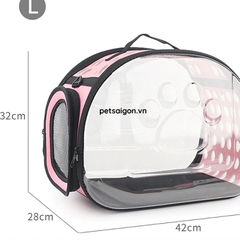 Túi Xách Cho Chó Mèo Trong Suốt