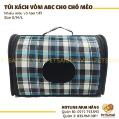 Túi Xách Cho Chó Mèo Dạng Vòm ABC