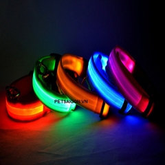Vòng Cổ Cho Chó Mèo Có Đèn Led Phát Sáng