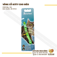 Vòng Cổ Cho Chó Mèo Nhỏ Kitty Dễ Thương