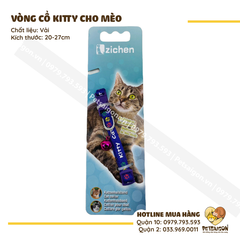 Vòng Cổ Cho Chó Mèo Nhỏ Kitty Dễ Thương