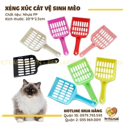 Xẻng Xúc Cát Mèo Bằng Nhựa