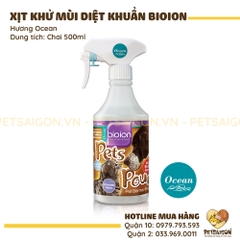 Xịt Khử Mùi Và Diệt Khuẩn Cho Chó Mèo Bioion Pet Bounce 500nl