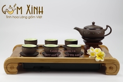 Bộ trà sao xanh dáng dẹt