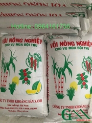 Vôi nông nghiệp: Một sản phẩm chất lượng cao dùng để xử lý đất trồng của CÔNG TY TNHH KHOÁNG SẢN XANH.