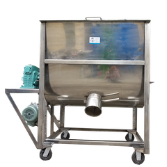 Máy Trộn Nguyên Liệu Ngang Inox 150kg/mẻ  (MTI - 02)