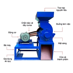 Máy Băm Xơ Dừa B450 Phiên Bản Mới