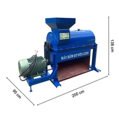 Máy Băm Xơ Dừa B1200 ( phiên bản 2023 )