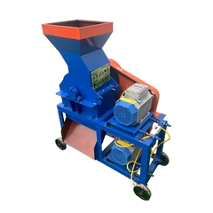 Máy băm xơ dừa B250 lắp 2 động cơ