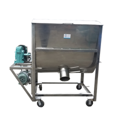 Máy Trộn Nguyên Liệu Ngang Inox 150kg/mẻ  (MTI - 02)