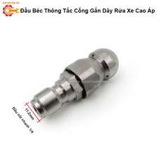 Đầu Béc Thông Tắc Cống Gắn Máy Rửa Xe Cao Áp