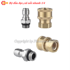 Bộ Đầu Đực Cái Nối Nhanh 1/4