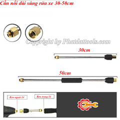 Cần Nối Dài Súng Rửa Xe 30-50cm