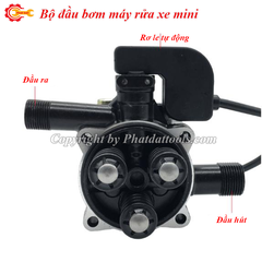 Bộ Đầu Bơm Máy Rửa Xe Mini