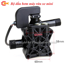 Bộ Đầu Bơm Máy Rửa Xe Mini