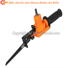 Đầu chuyển máy khoan thành cưa kiếm