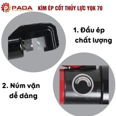 Kìm Bấm Cos Thủy Lực PADA YQK70