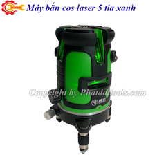 Máy bắn cos laser 5 tia xanh