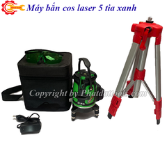 Máy bắn cos laser 5 tia xanh