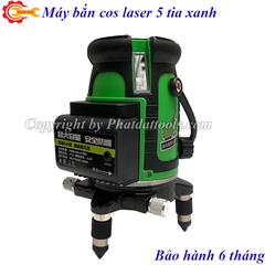 Máy bắn cos laser 5 tia xanh