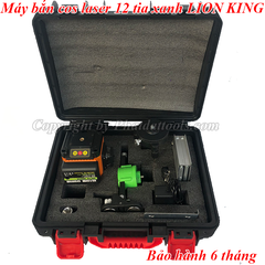 Máy bắn cos laser 3D 12 tia xanh LION KING