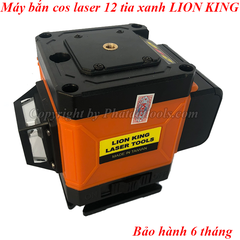 Máy bắn cos laser 3D 12 tia xanh LION KING