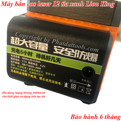 Máy bắn cos laser 3D 12 tia xanh LION KING