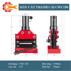 Máy cắt thanh cái thủy lực CWC150