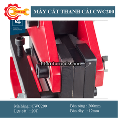 Máy cắt thanh cái thủy lực CWC200