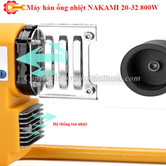 Máy hàn ống nhiệt điện tử NAKAMI 20-32