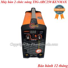 Máy hàn điện tử TIG/ARC-250A KENMAX 2 chức năng