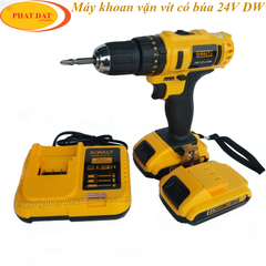 Máy khoan pin Dewalt 24V có búa