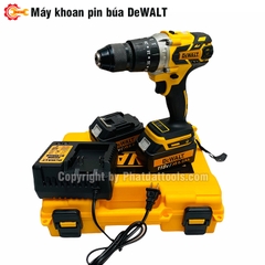 Máy Khoan Pin Búa Động Cơ Từ DeWALT Đầu Kẹp 13mm