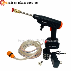 Máy Xịt Rửa Xe Dùng Pin