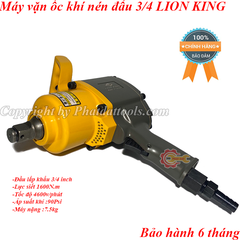 Máy siết ốc dùng hơi cỡ lớn LION KING đầu 3/4