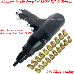 Súng rút ốc tán dùng hơi LION KING